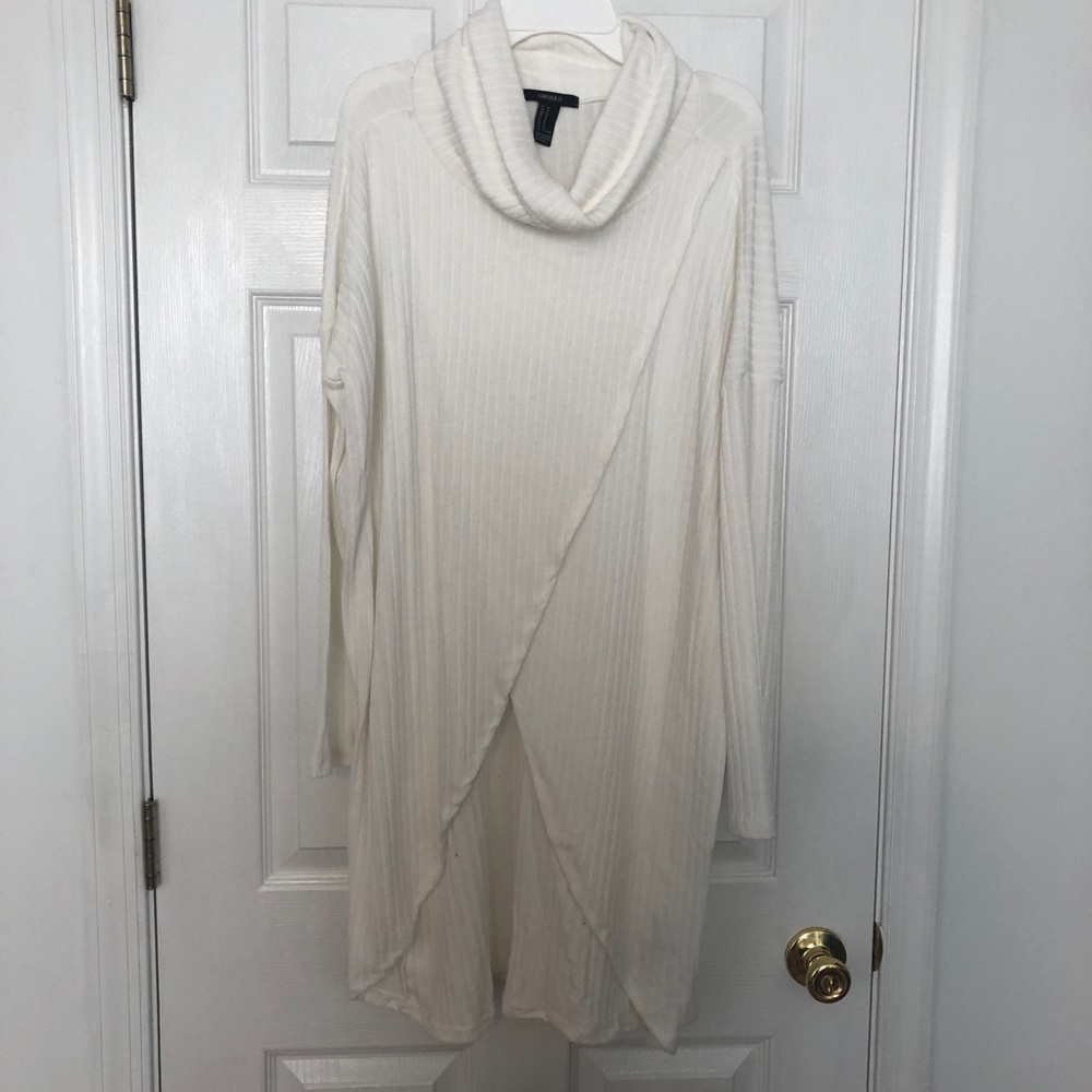 Forever 21 turtle neck asymmetrical sweater